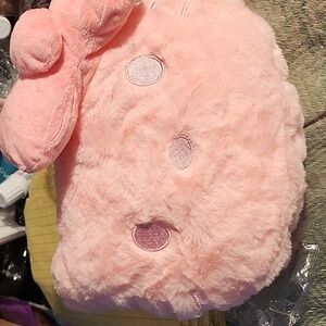 HELLO KITTY PINK PLUSH CROSSBODY BAG WITH STRAO NIB